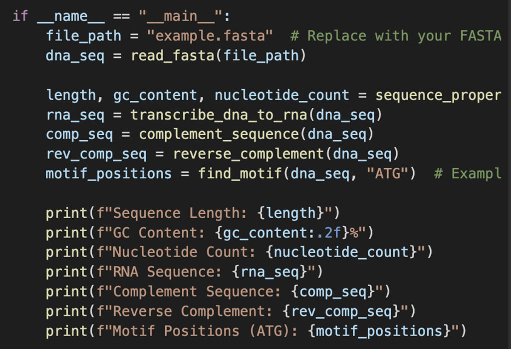 Step 6: Running DNA Analyzer